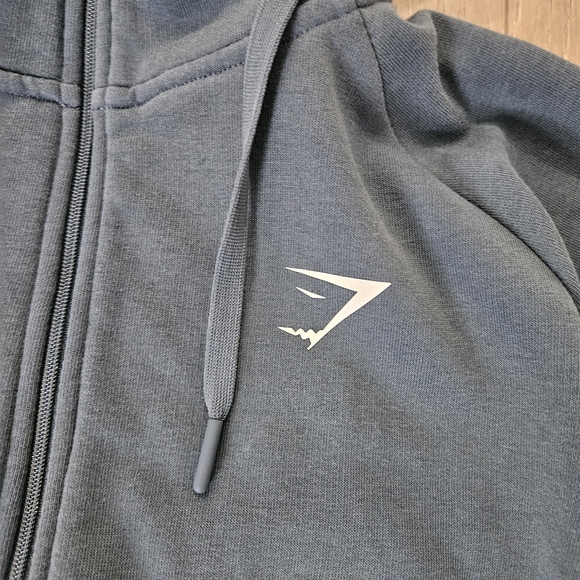 Gymshark Zip Training Hoodie, XS, Blue - Picture 4 of 13